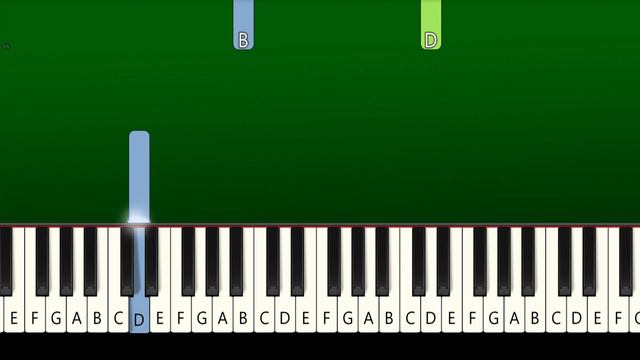 Top 5 Wednesday Theme - EASY Beginner Piano Tutorial смотреть онлайн
