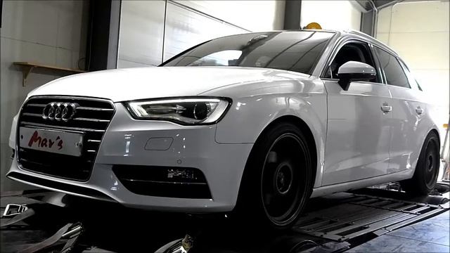 2016 AUDI A3 Sportback 35 TDI Mar's ECU Tune Dyno Test 179WHP смотреть онлайн