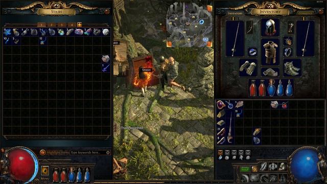 Path Of Exile Gameplay 21 [Act 2] Chameber of sins level 2 | Kill Fidelitas | Save Heelna смотреть онлайн