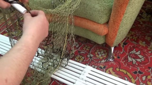 Как подготовить обручи для изготовления рыболовных мереж и разнообразных рыболовных ловушек. смотреть онлайн