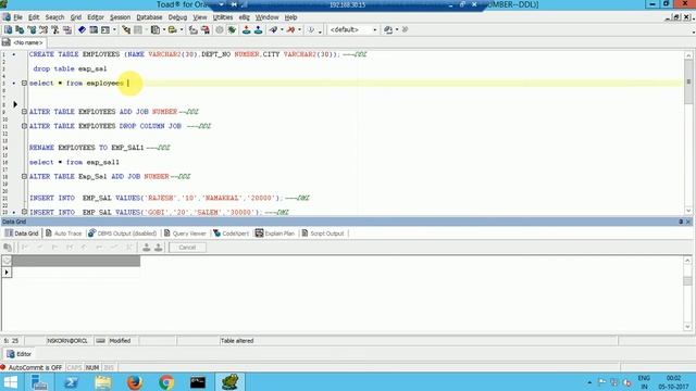 SQL TUTORIAL 2:SQL CATEGORIES PART 1-DDL смотреть онлайн