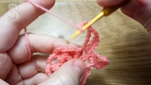 Маленькая САЛФЕТКА крючком. Вяжем салфетку из 5 рядов длинными столбиками смотреть онлайн