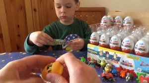 72 Киндер Сюрприза Миньоны.  Kinder Surprise Minions. Распаковка киндер сюрпризов.  Видео для детей