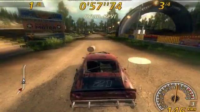 Pinegrove 2 Fastest Lap 51.49/ 4 Laps 3:47.66 - Derby Class - FlatOut 2 смотреть онлайн