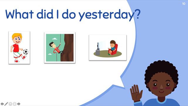 PAST SIMPLE - regular verbs смотреть онлайн
