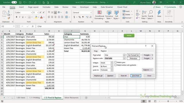 Excel for Beginners - Find & Replace - There's more than meets the eye! смотреть онлайн
