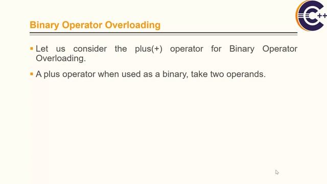 Unary And Binary Operator Overloading смотреть онлайн