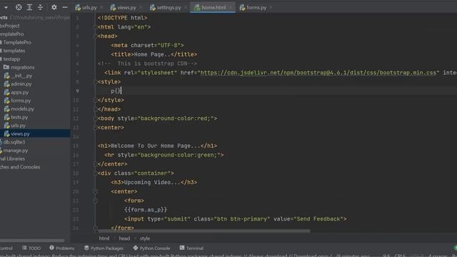 Forms | Forms Concepts In Django | by b2t | python by b2t | b2t смотреть онлайн