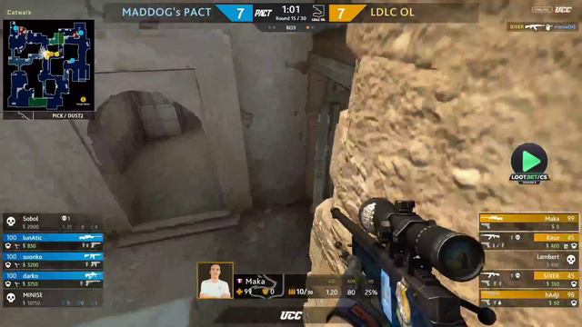 (EN) LDLC OL vs MADDOG's PACT | map 2 | LOOT.BET/CS Season 9 | by @EmenjayCasts & @kremer32 смотреть онлайн