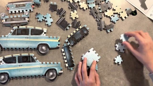 3D Puzzle Harry Potter Blue Ford Anglia смотреть онлайн