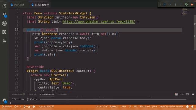 Xml to Json in Flutter смотреть онлайн