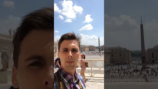 Ватикан 2019. Вход в Собор Святого Петра. смотреть онлайн