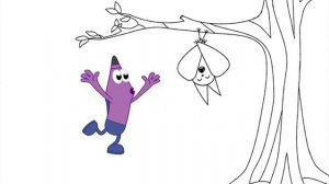 Каракули. Серия 22 - Как нарисовать лису. Обучающие мультфильмы для малышей