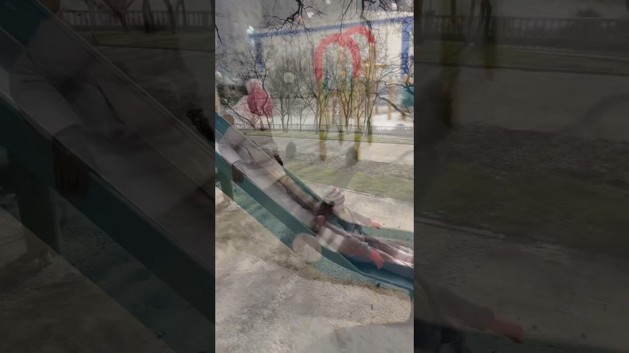 Горка в лето #зима #лето смотреть онлайн