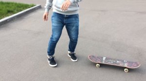 Учимся делать ОЛЛИ 180 на скейте (fs)