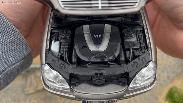 1:18 Mercedes-Benz W220 S600 V12 '03, Cubanite silver - Norev Dealer Edition [Unboxing] смотреть онлайн