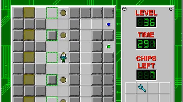 Chip's Challenge 1 Level 36 (Ladder) - 232 seconds смотреть онлайн