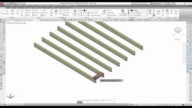SOLAIO IN ACCIAIO E TAVELLONI - AUTOCAD 3D - (343) смотреть онлайн
