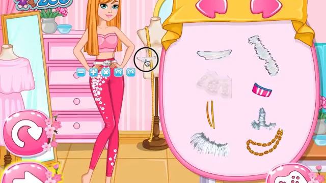 Design Your Cherry Blossom Jeans Girls Fashion Dress Up Game смотреть онлайн