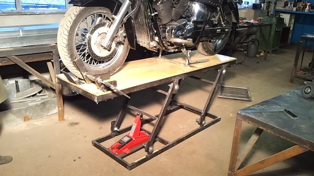 Самодельный мотоподъемник