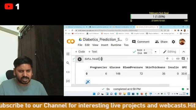 Diabetics Prediction using Python - Machine Learning Project by Maddy смотреть онлайн