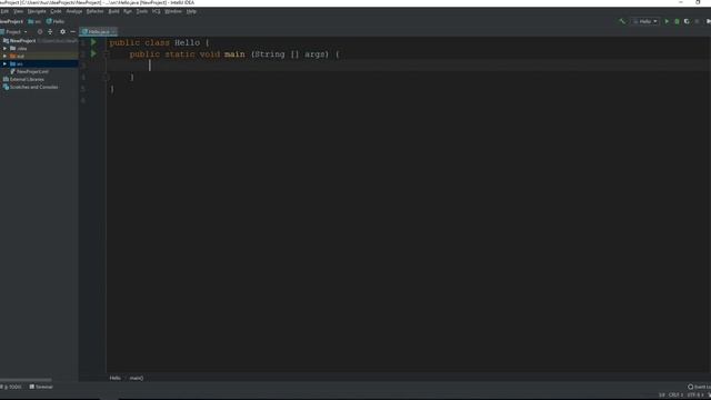 Java для начинающих №3. Первая программа на JAVA "Привет, Мир!" смотреть онлайн