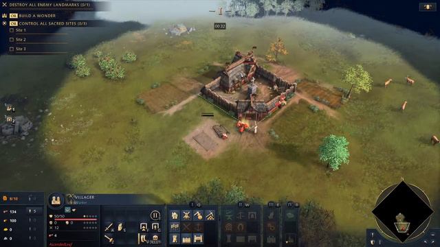 Age of Empires 4 Online Multiplayer - Holy Roman Noobs #12 смотреть онлайн