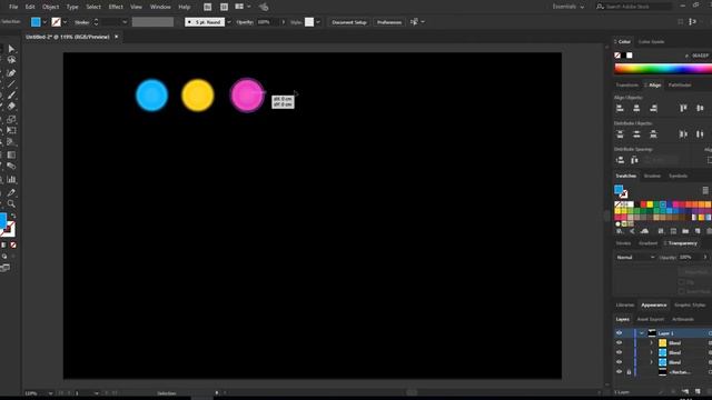 Illustrator 3D Neon light sticks in less than 5 mins Adobe illustrator CC смотреть онлайн
