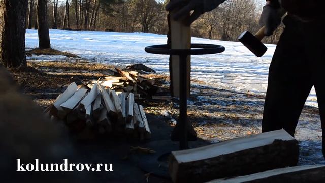 ? Ручной дровокол KOLUNDROV — 10 смотреть онлайн