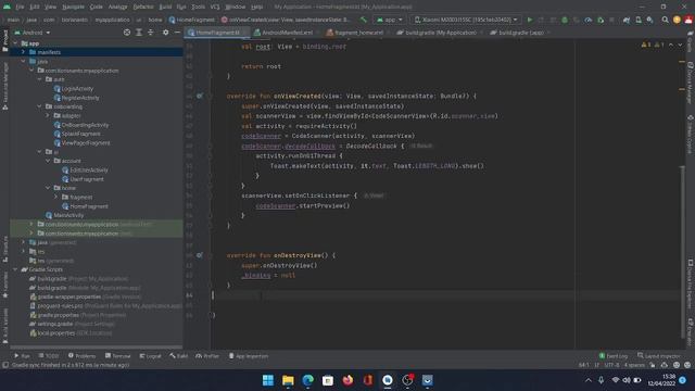 QrCode Scanner with Android Studio Kotlin - English смотреть онлайн