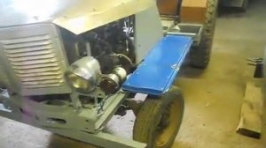 Самодельный мини трактор с двигателем ВАЗ