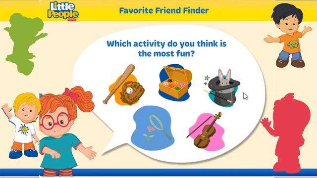 Friend Finder game Little People смотреть онлайн