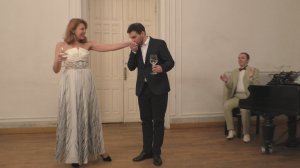 ПЕТР НАЛИЧ И ЕВГЕНИЯ АФАНАСЬЕВА В БЕЛОЙ ГОСТИНОЙ ЦДА 15.02.2019 - ЗАСТОЛЬНАЯ