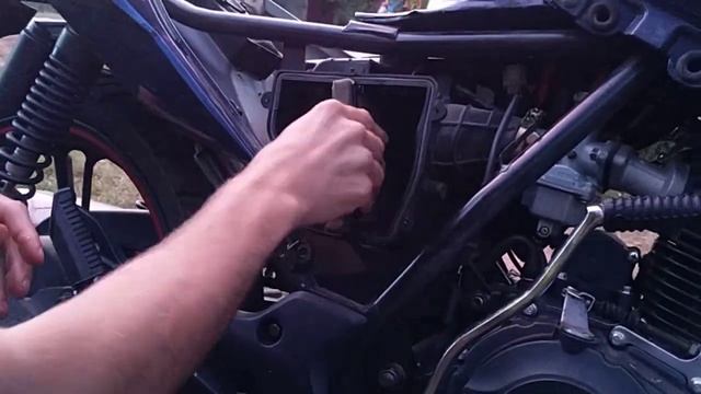 Чистка и пропитка воздушного фильтра Lifan CityR 200