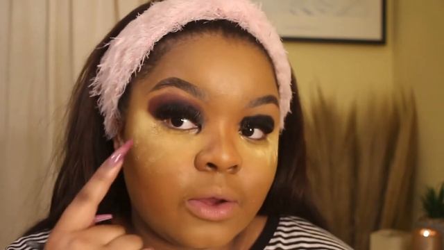 DATE NIGHT LOOK ?: black eyeshadow and some sass ! | SA YouTuber ?? | Mbaalie M смотреть онлайн