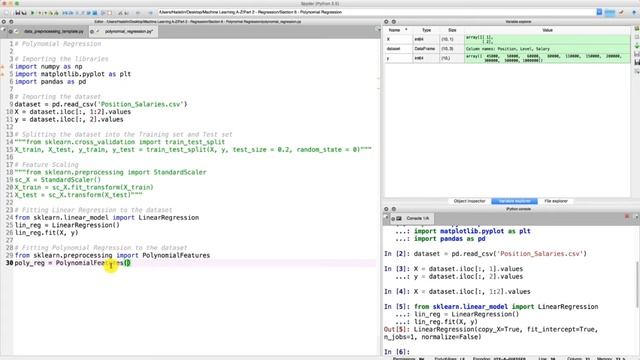 Polynomial regression in python step 2 video 46 machine learning смотреть онлайн