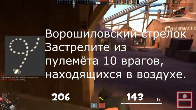 Все достижения Пулемётчика | Team Fortress 2