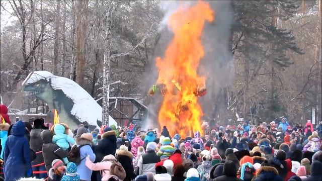 Проводы зимы. Масленица в зоопарке. 18.02.18г. смотреть онлайн