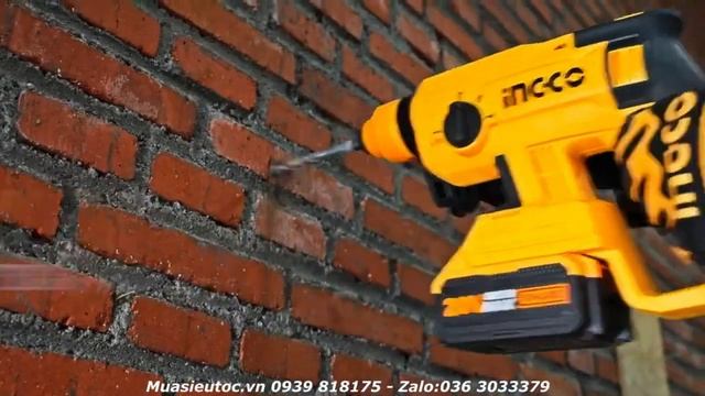 Аккумуляторный перфоратор BL 20В 2Дж INGCO CRHLI2201 INDUSTRIAL смотреть онлайн