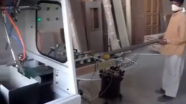 Окрасочный станок для погонажных изделий  LSPM400 проходного типа