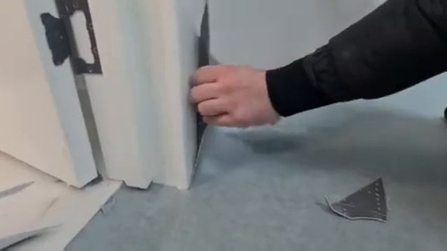 укладка гигиенического линолеума с заворотом на стену смотреть онлайн