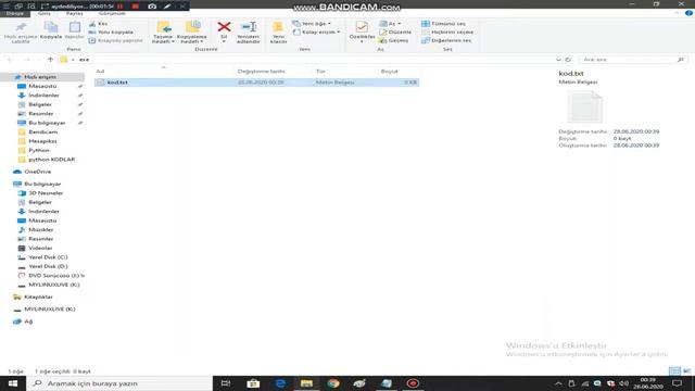 Python(.py) Kodlarını .exe Çevirme смотреть онлайн