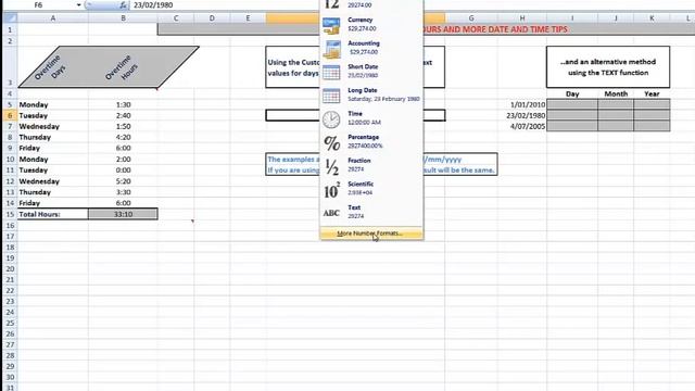 Add hours and extract days, months and years in Excel - your online classroom in bite-size chunks смотреть онлайн