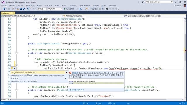 02_06_ASP.NET Core Web API_JSON 렌더링을 카멜 표기법(Camel Case)으로 변경하기 смотреть онлайн