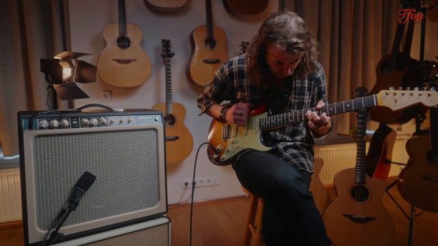 Fender 63 Stratocaster Masterbuilt Andy Hicks Relic 3 Tone Sunburst played by Jim Zwinselman | Demo смотреть онлайн