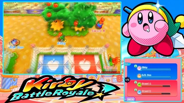 Kirby Battle Royale - Walkthrough Part 1 Story Mode - The Cake Royale ~ Beginner's League смотреть онлайн