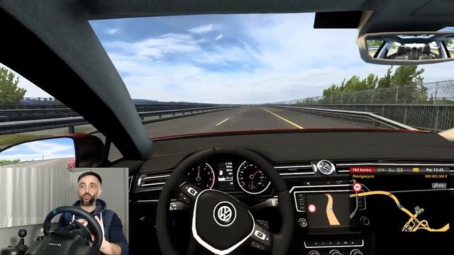 OTOBANDA HIZ DENEMESİ | ETS 2 DE PASSAT İLE SINIRLARI ZORLADIK | ETS 2 1.43 ARABA MODU смотреть онлайн
