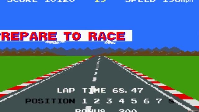 Pole Position II MAME emulator смотреть онлайн