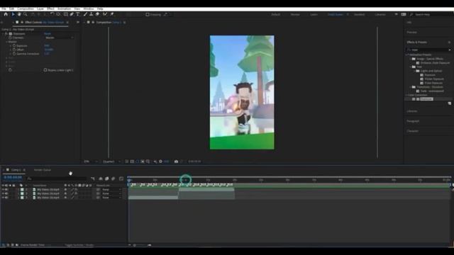 How I make my After Effects edits || after effects || Roblox edit || tutorial смотреть онлайн