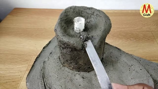 How to make amazing beautiful cemented waterfall fountain water fountain смотреть онлайн